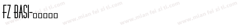 FZ BASI字体转换